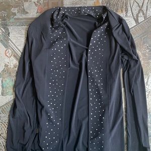 Black sweater with bling